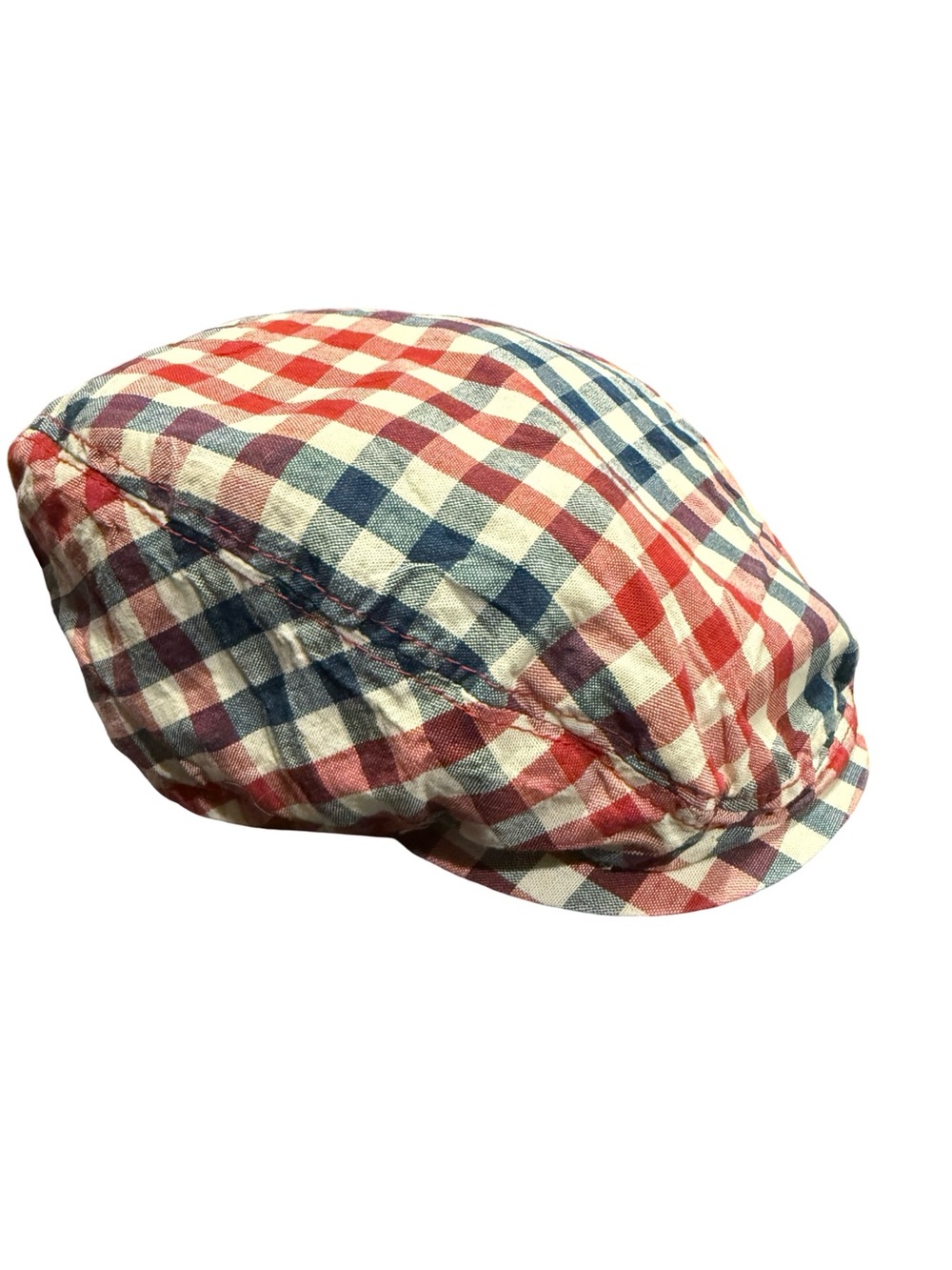 Vintage ENERGIE Archival Sixty Group Plaid Flat Cap Hat OSFM